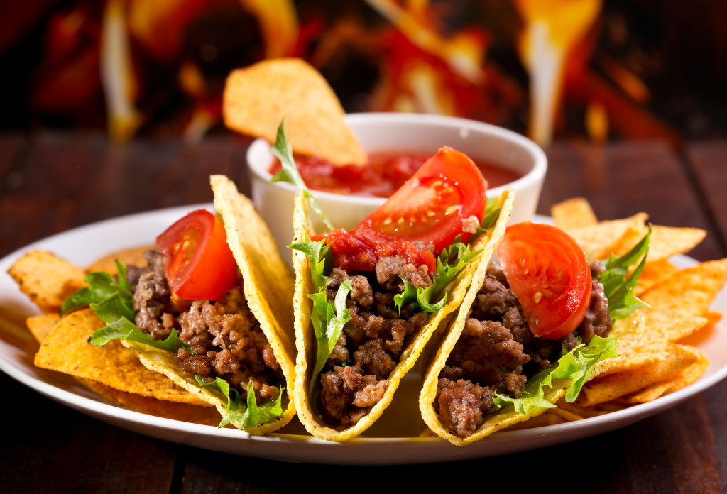 plate of tacos